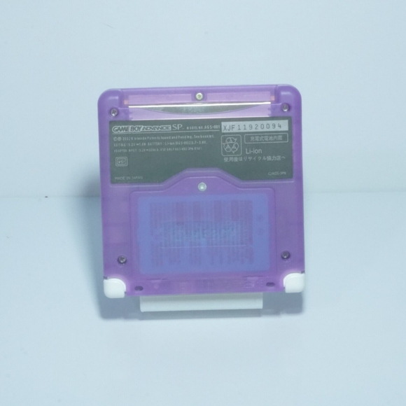 Clear Semi Transparent Purple Nintendo Game Boy Advance SP AGS-001 GBA SP System - Picture 5 of 9